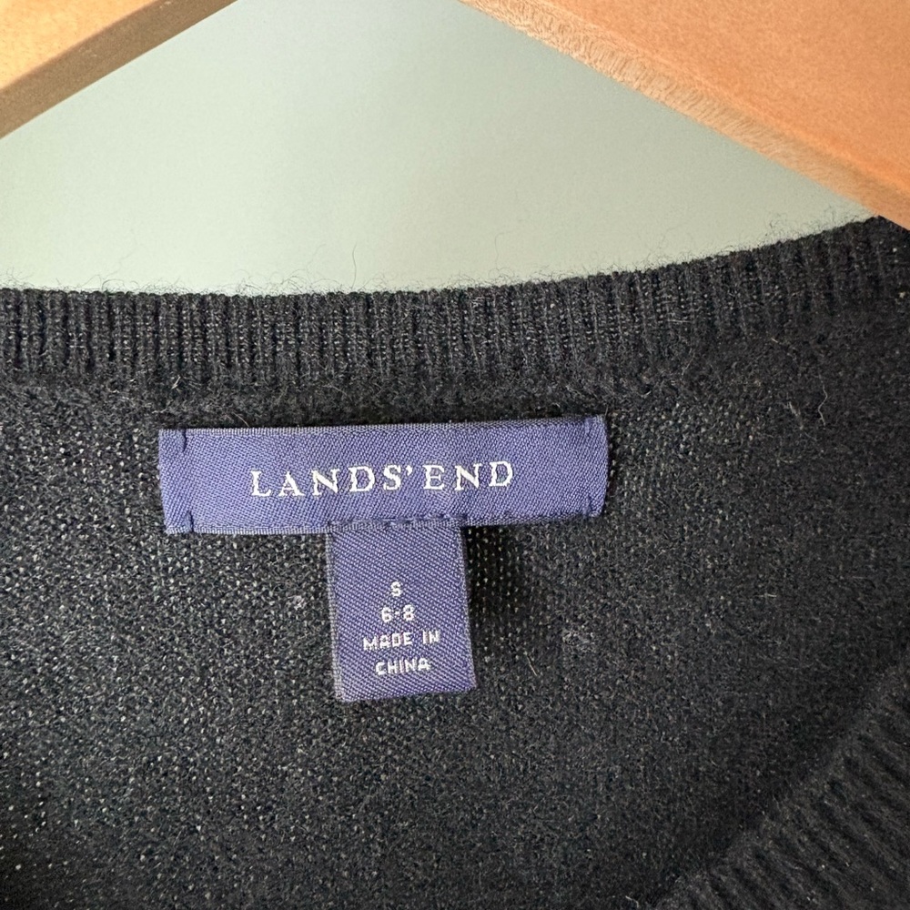 Lands End 100% Cashmere Women’s Crewneck Sweater - Picture 3 of 5